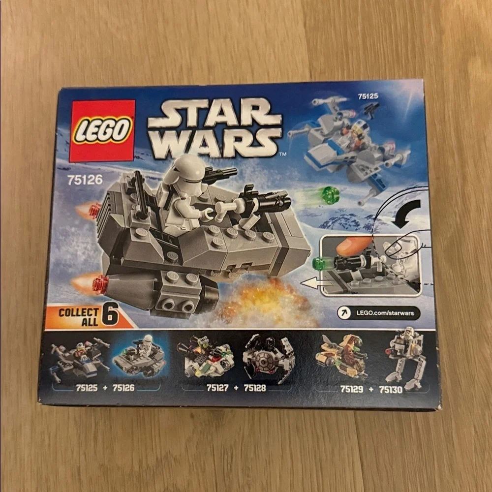 Lego Star Wars first order snowspeeder set 75126 new in sealed box 91 pieces